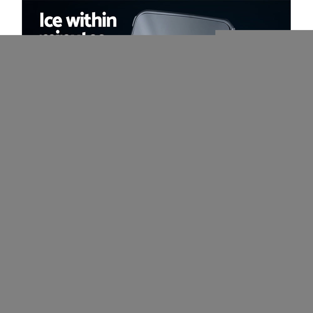 Devanti Ice Maker Machine Commercial Portable Ice Cube Tray Countertop 3.2L