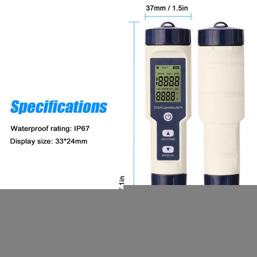 5 in 1 PH Meter Water Quality Monitor Tester Pen and one Bestway Surface Skimmer