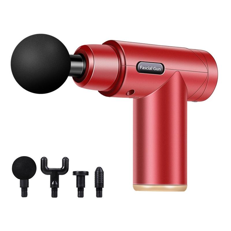 Fascia Mini Electric Muscle Portable Fitness Muscle Relaxing Massager / Massage Gun - Dark Green