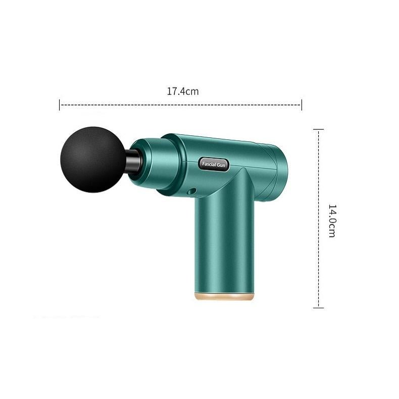 Fascia Mini Electric Muscle Portable Fitness Muscle Relaxing Massager / Massage Gun - Space Gray