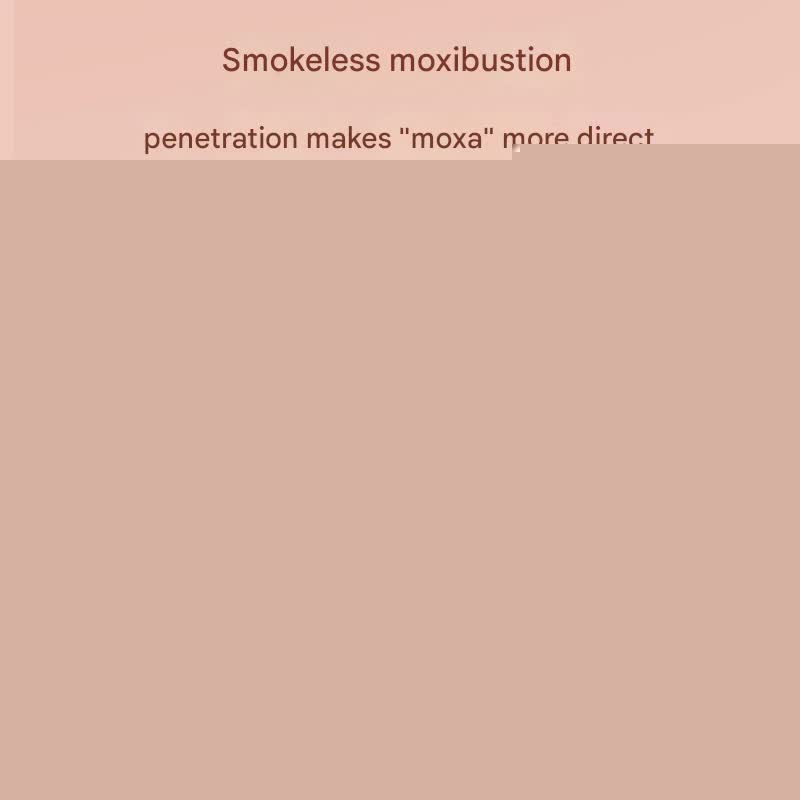 Rechargeable Smokeless Moxibustion & Massage Device with Hot Compress & Red Light Therapy(green)