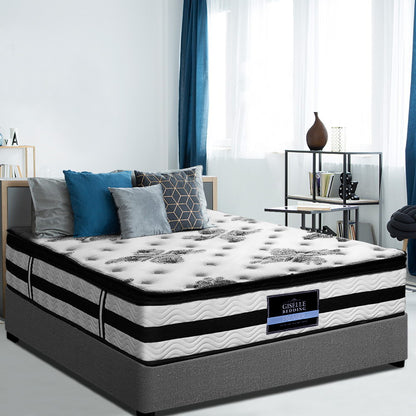 Giselle Bedding 34cm Mattress Euro Top Pocket Spring King Single