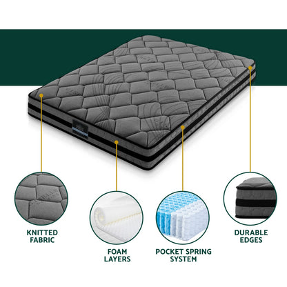 Giselle Bedding 22cm Mattress Medium Firm King