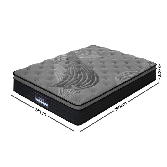 Giselle Bedding 34cm Mattress Bamboo Cover Double