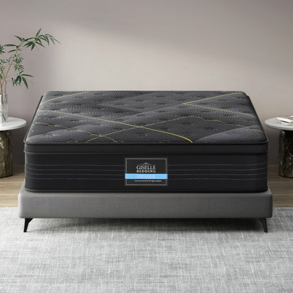 35cm Giselle Mattress King Bed Bamboo Pocket Firm Foam