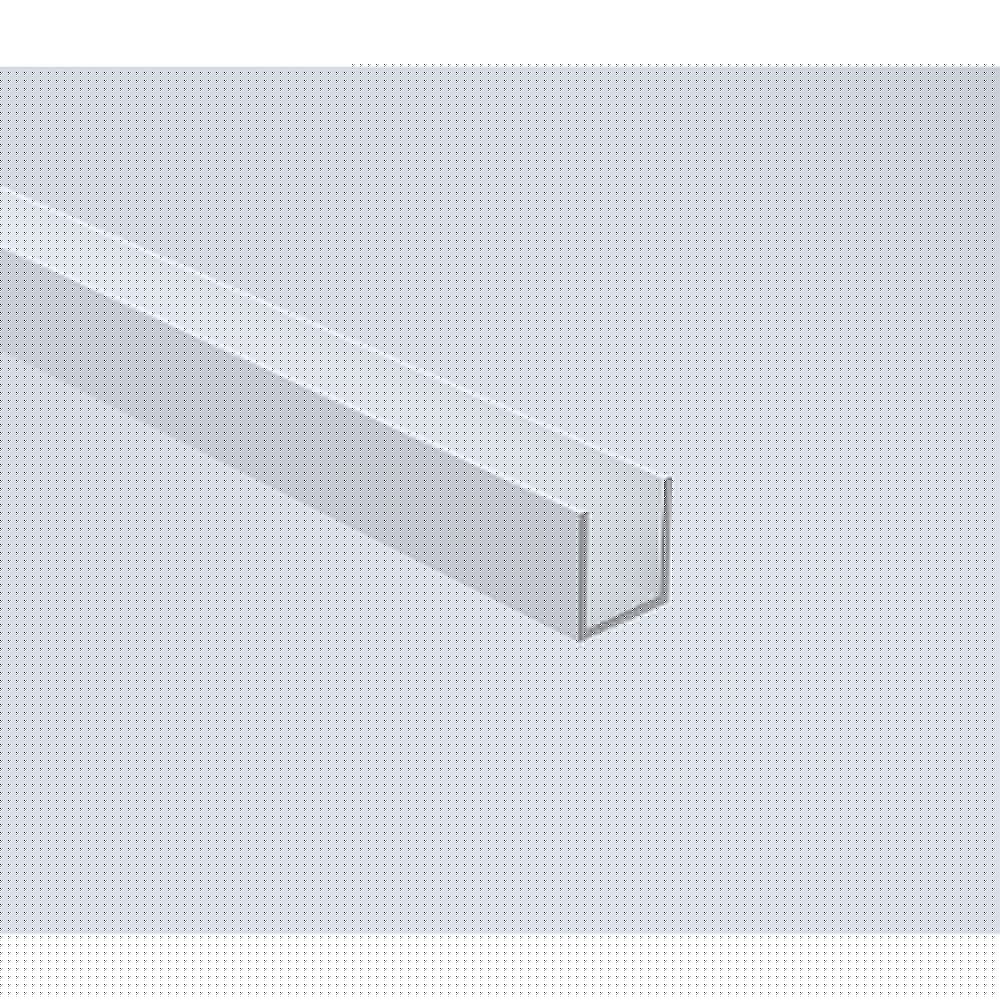110x80cm Corner Frameless Shower Screen with White Channel and SS Hinges, Round Handle