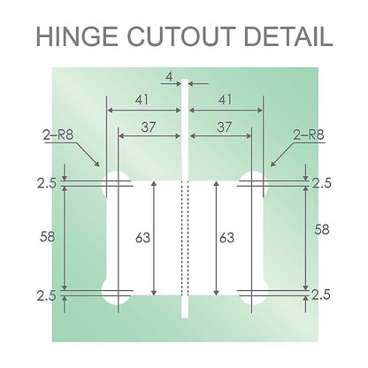 120cm Wall to Wall Frameless Shower Screen with White Brackets and SS Hinges