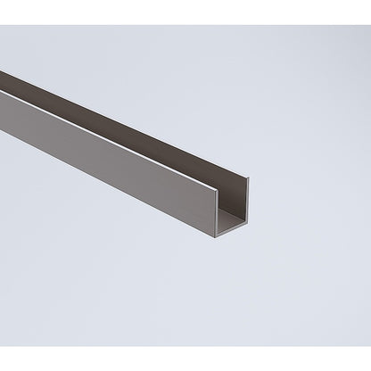 120x70cm Corner Frameless Shower Screen with Gunmetal Channel and SS Hinges, Round Handle