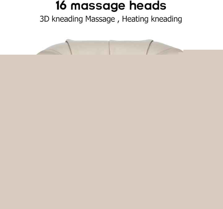 Blue Portable Kneading Neck and Shoulder Massager with Heat - Four-Button Design, USB Charging