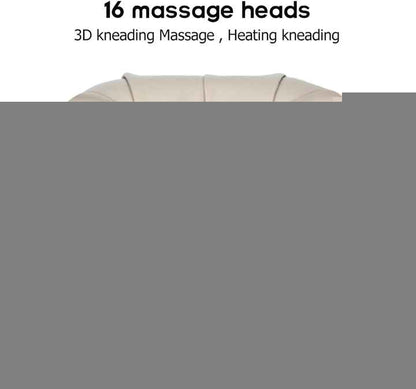 Blue Portable Kneading Neck and Shoulder Massager with Heat - Four-Button Design, USB Charging